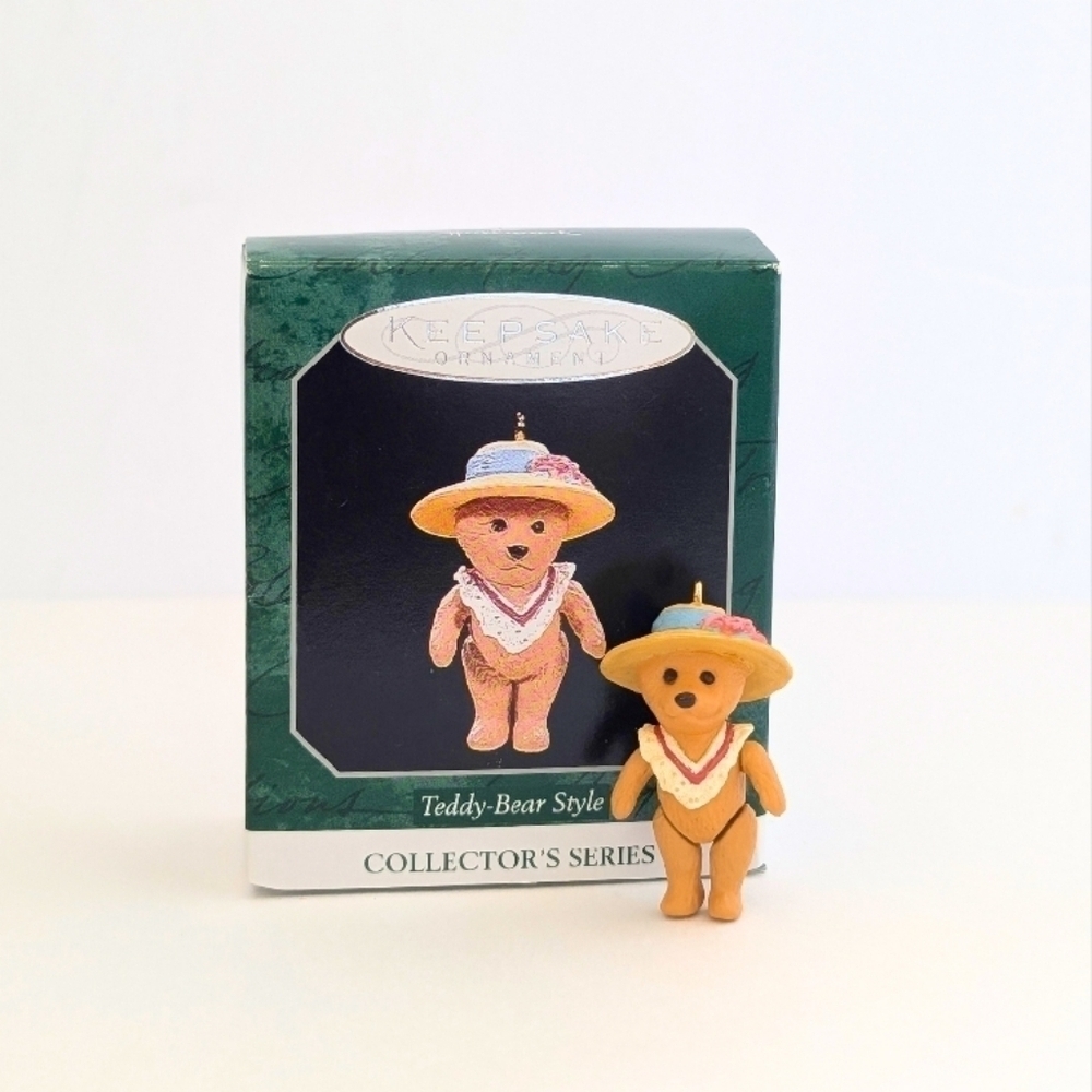 2 For $25 | 1998 Hallmark Keepsake Collector's Series Teddy-Bear Style Ornament